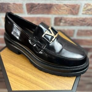 PANTOFI VALENTINO-NEGRU CU AURIU